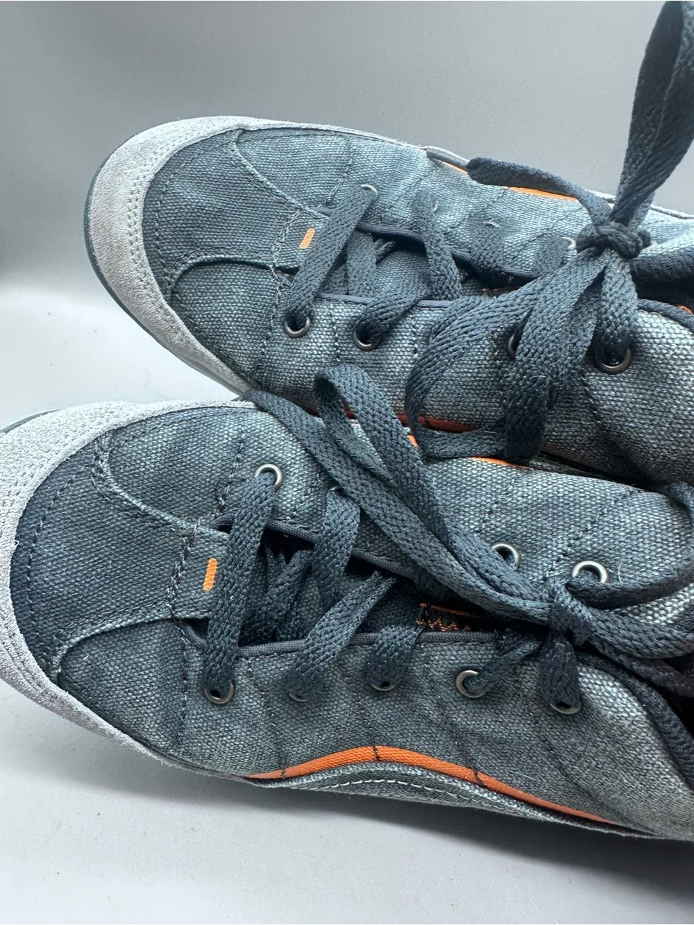 Dr. Scholl's Men's Navy and Orange Casual Sneakers